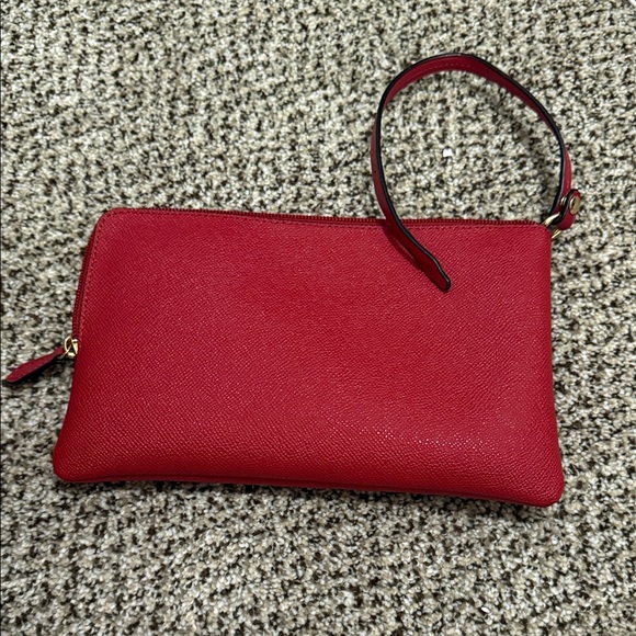 Coach Scarlet Red Wristlet - Picture 3 of 4